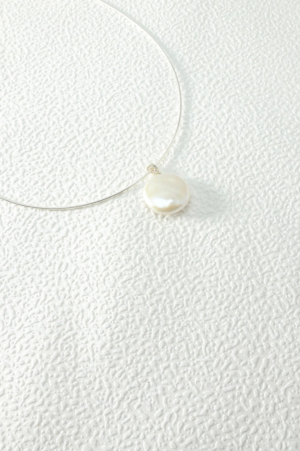 The Fish Bone Natural Baroque Pearl Collar-Mithvie original design