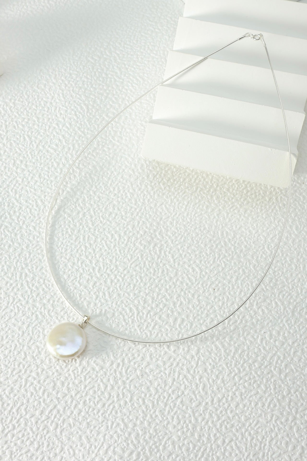 The Fish Bone Natural Baroque Pearl Collar-Mithvie original design