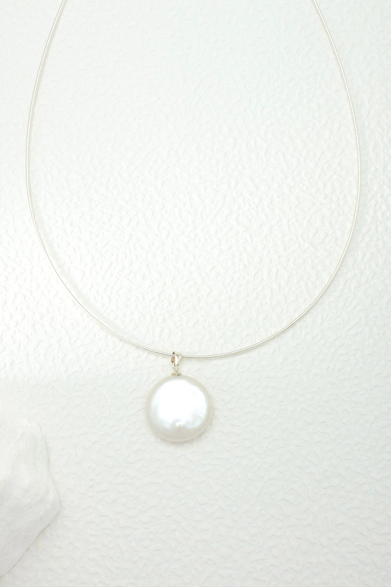 The Fish Bone Natural Baroque Pearl Collar-Mithvie original design